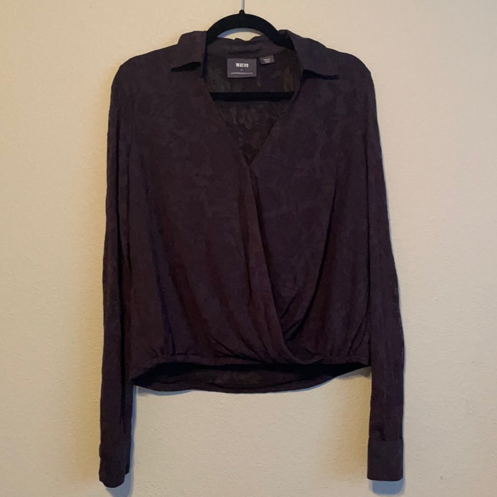 Anthropologie Cross Blouse